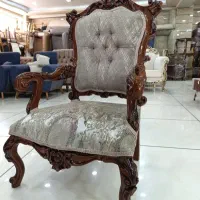 مبل کلاسیک9نفری(طرح طاووس)تمامچوب راش مبلمان میلاد