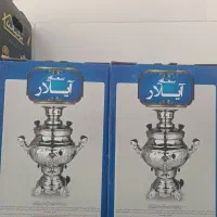 سماور ۶ لیتری برنجی وطرح سنگی نو