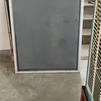 دو عدد آینه قدی با قاب آلومینیومی طوسی آرایشگاه