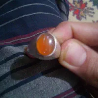 انگشتر نقره نگین نشان