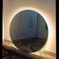 آینه نور مخفی (بک لایت) زرد رنگ