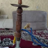 قلیان دوسیب چوبی