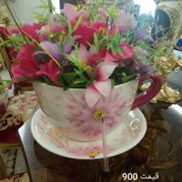 گلدان شمعدان کاپ بانکه انتیک قدیمی|صنایع دستی و سایر لوازم تزئینی|ماهدشت, |دیوار