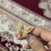 انگشتر طلا پروانه خوش دست