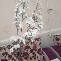 گل شکوفه سفید و صورتی|گل مصنوعی|ایذه, |دیوار