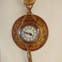 ساعت سفالی دست ساز و تابلو