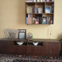 کتابخانه دیواری و کمدجادار وزیبا ام ادی اف درحدنو