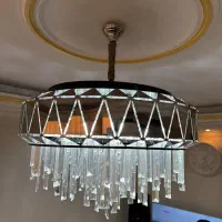 لوستر نقره ای|لوستر و چراغ آویز|تهران, خواجه نظام الملک|دیوار