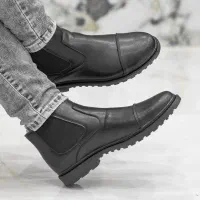 نیم بوت مردانه بغل کش مدل smithمشکی|کیف، کفش، کمربند|بوئین زهرا, |دیوار