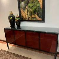 کنسول برند دفینه تمام چوب خارجی رنگ ماهگونی