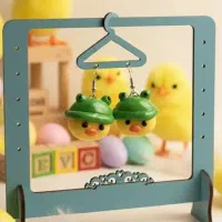 گوشواره جوجه قورباغه ای