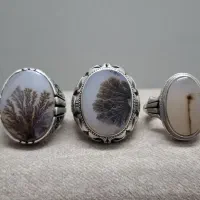 انگشترهای دست ساز شجر طبیعی قائن