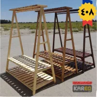 آویزهای چوبی مدل کمند/قفسه فلزی رگال کمد لباس/6 کد|بندرخت و رخت‌آویز|اصفهان, شاهد|دیوار