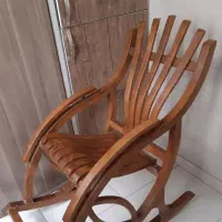 صندلی راک قهوه ای سوخته