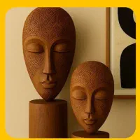 مجسمه های زیبا از جنس سنگ|صنایع دستی و سایر لوازم تزئینی|تبریز, |دیوار