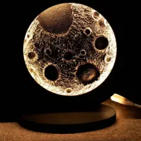 استند/چراغ خواب سه بعدی ماه