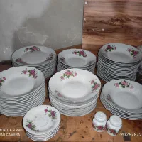 پلوخوری خورشت خوری گلسرخی چینی قندان دیس گل سرخی|ظروف سرو و پذیرایی|تهران, قصر فیروزه ۱|دیوار