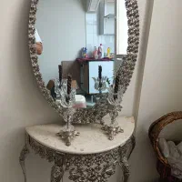 اینه شمعدان فلزی