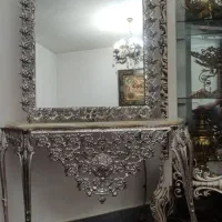آینه کنسول برنز محکم وسنگین وزن