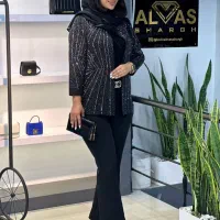 کت نگین کاری شده|لباس|ایلام, |دیوار