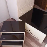 میز عسلی و ویترین چوبی|مبلمان خانگی و میز عسلی|محمدیه-قزوین, |دیوار