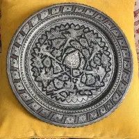 دیوارکوب مسی پرقلم بسیار قدیمی