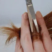 موخوره گیری با قیچی