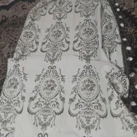 پرده پنجره و در هال