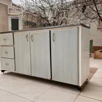 کابینت فلزی ۳.۷متری و هود رایگان، فقط فروش ست کامل