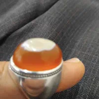 انگشتر دست ساز باباقوری ام تی تبریز جفت مهر