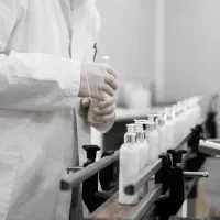 کارگر ساده خانم تولید لوازم آرایشی