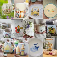 طراحی و نقاشی حرفه ای،رنگ گذاری روی سرامیک