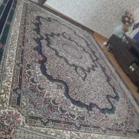 ۲عدد فرش ۶ متری سرمه‌ای