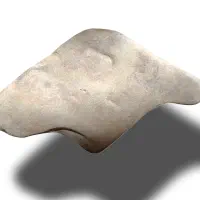 سنگ کلکسیونی بوم رنگ طبیعی با اثر پنجه|مجسمه، تندیس، ماکت|تهران, اقدسیه|دیوار