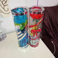 گل شیشه ای تک شاخه