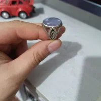 انگشتر نقره برای خاص پسندها با سنگ اصل و خوش رنگ