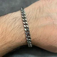 دستبند کارتیر استیل ۳۱۶ سنگین و ضد حساسیت و عمری