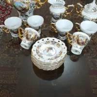 سرویس عصرونه خوری انتیک|ظروف سرو و پذیرایی|قم, سالاریه|دیوار
