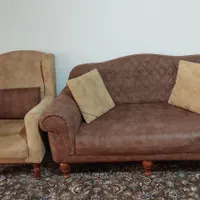 راحتی ۹ نفره از جنس پارچه مایا|مبلمان خانگی و میز عسلی|پاکدشت, |دیوار