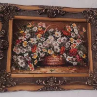 تابلو فرش ماشینی شکیل با قاب بسیار زیبا