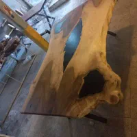 چوب‌روس‌چوب‌طبیعی‌گردو‌چوب‌فندوق‌‌چوب‌مدل‌سوخته|میز و صندلی غذاخوری|تهران, شهرک صادقیه|دیوار