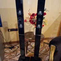 تلویزیون پاناسونیک با میز و سینما خانگی سامسونگ|تلویزیون و پروژکتور|نوشهر, |دیوار