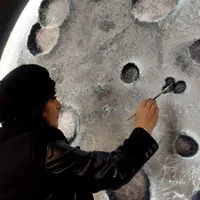 پتینه نقاشی روی سقف و دیوار میکروسمنت