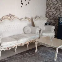 مبل ۹ نفره چوب راش سالم|مبلمان خانگی و میز عسلی|تهران, شهرک آتی شهر|دیوار