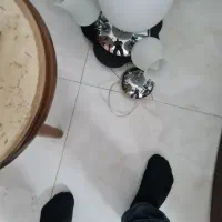 لوستر  ۳ساخه|لوستر و چراغ آویز|محمدیه-قزوین, |دیوار