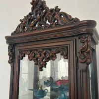 ویترین چوب راش|بوفه، ویترین، کنسول|قم, سالاریه|دیوار