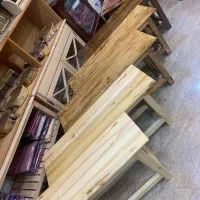 نیمکت های چوبی|صندلی و نیمکت|قم, باغ کرباسی|دیوار