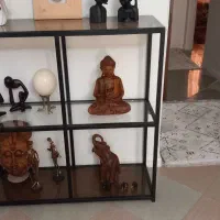 کنسول شیشه و فلز