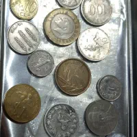 سکه و اسکناس های قدیمی ظرف و دوربین وغیره