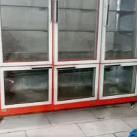 یخچال ویترینی شیش درب دوطرفه وترازوی دیجیتالی|فروشگاه و مغازه|خرمآباد, |دیوار